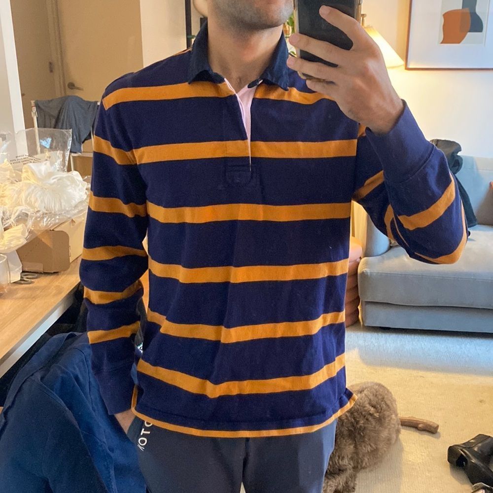 J crew long sleeve collared shirt size medium